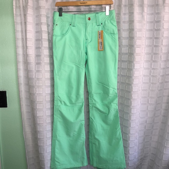 Aperture Kaleidoscope Mint 10K Stretch Snowboard Pants - Picture 11 of 12